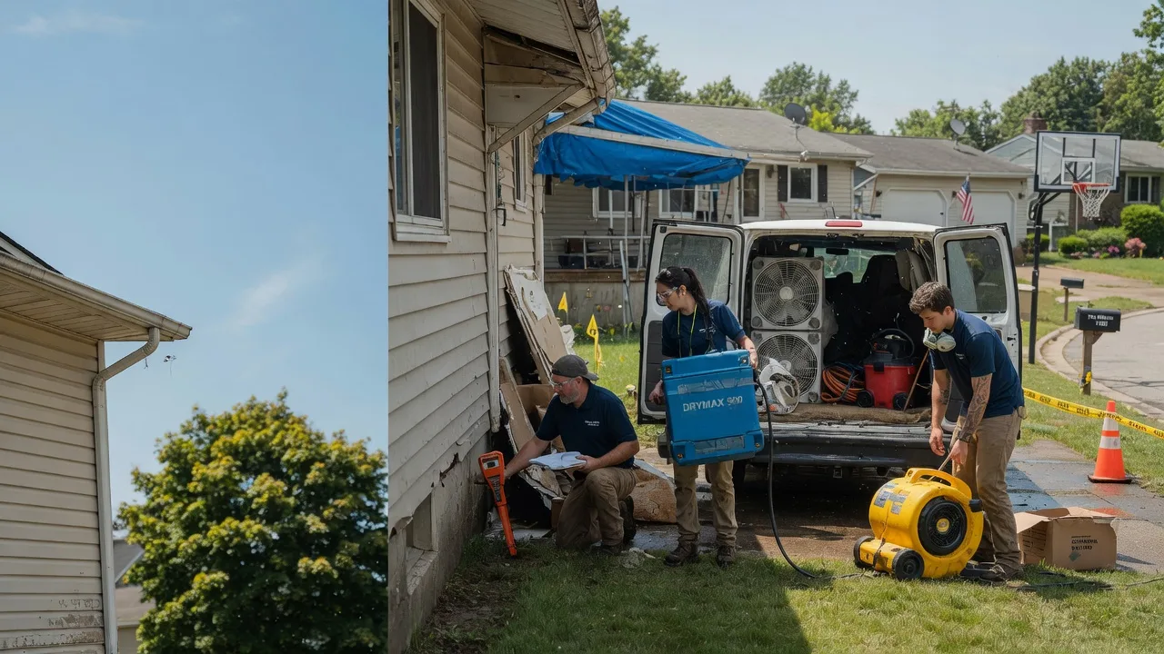 Ceiling Leak Cleanup in Portsmouth, OH near me